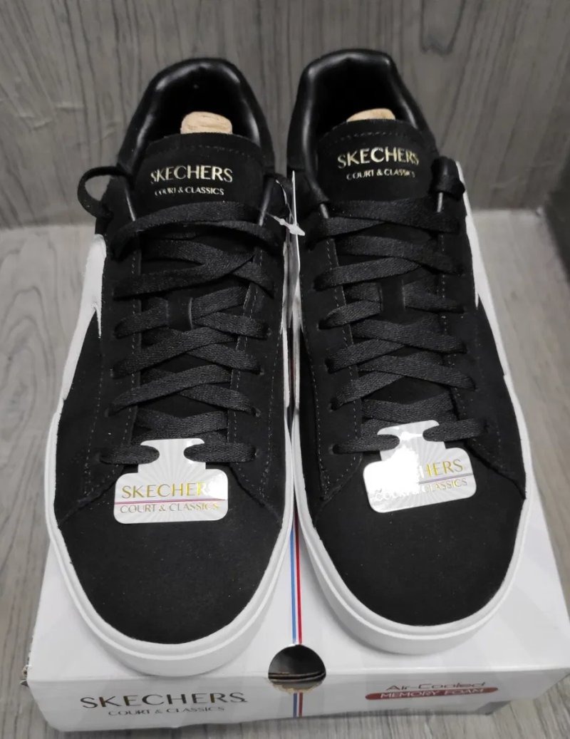 45 Skechers оригінальні чоловічі замшеві кросовки, кеди — фото 3
