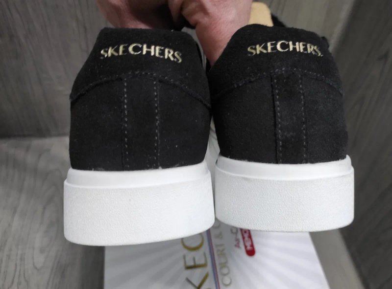 45 Skechers оригінальні чоловічі замшеві кросовки, кеди — фото 5
