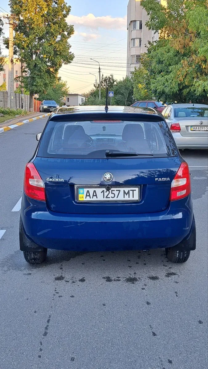 Skoda Fabia 1,4. 86т пробіг, в рідній фарбі. Один власник фабія фабіа фабия фабиа шкода — фото 6