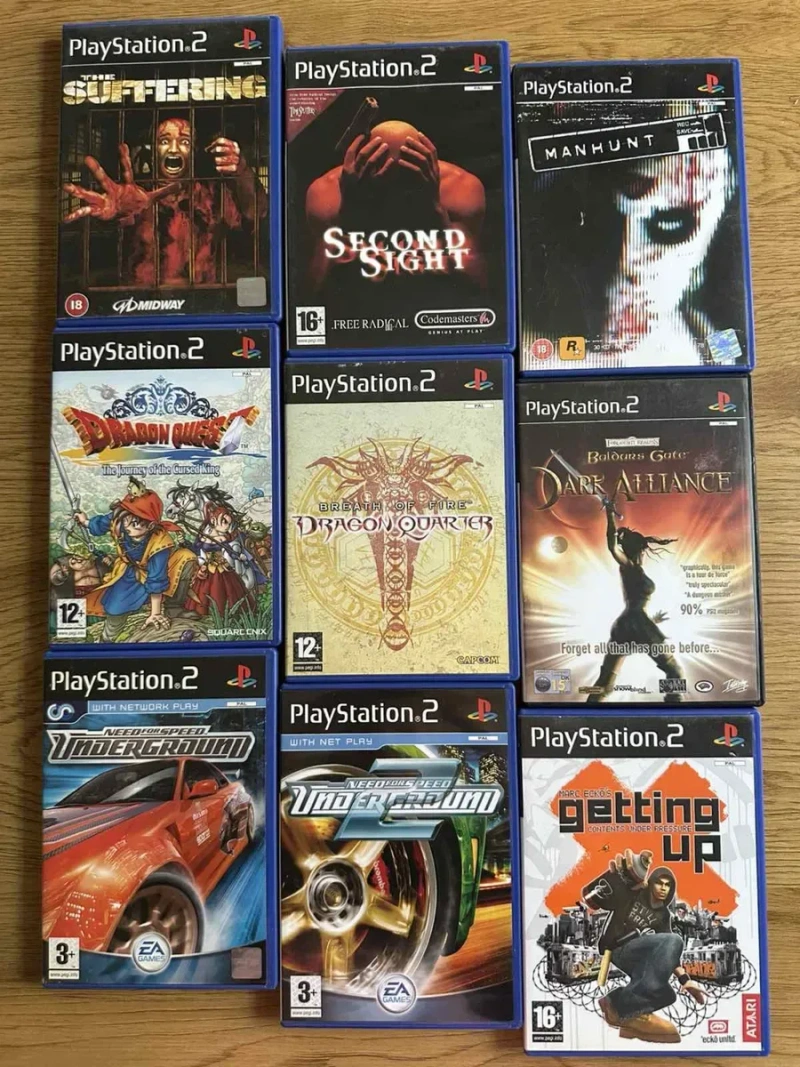 Sony PlayStation 2: Manhunt Need for Speed Underground, GTA San Andreas, Vice City, Liberty City Stories, Harry Potter and The Philosopher’s  Stone — фото 3