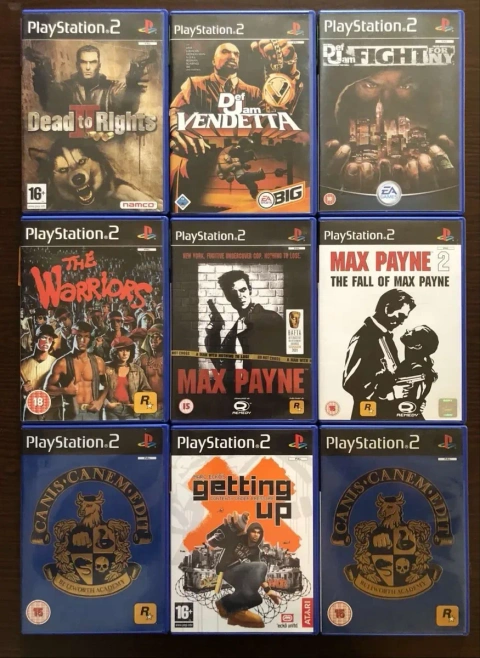 Sony PlayStation 2: Persona, Shin Megami Tensei, Final Fantasy, Grandia Star Ocean Baldurs Gate, Primal Beyond Good&Evil Metal Gear Solid, Bully