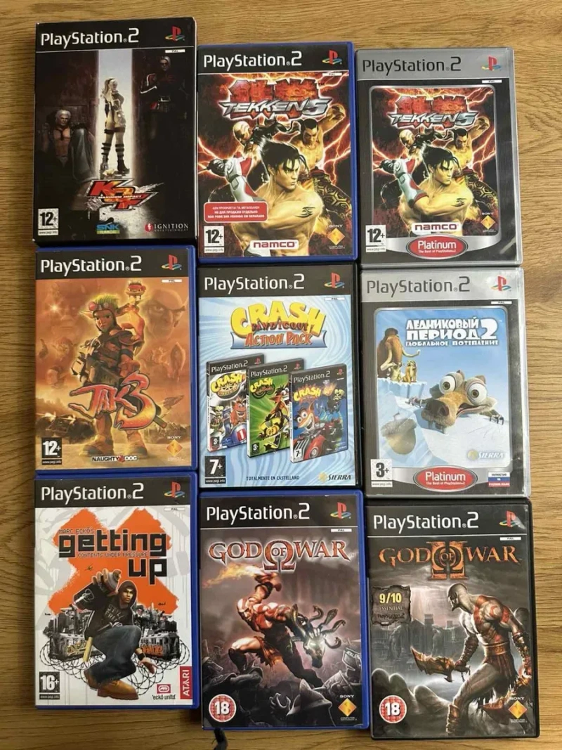 Sony PlayStation 2: Tekken 5, Jak3 God of War Rayman Crash Half-Life Manhunt Suffering Second Sight, GTA San Andreas Vice City, Liberty City Stories — фото 2