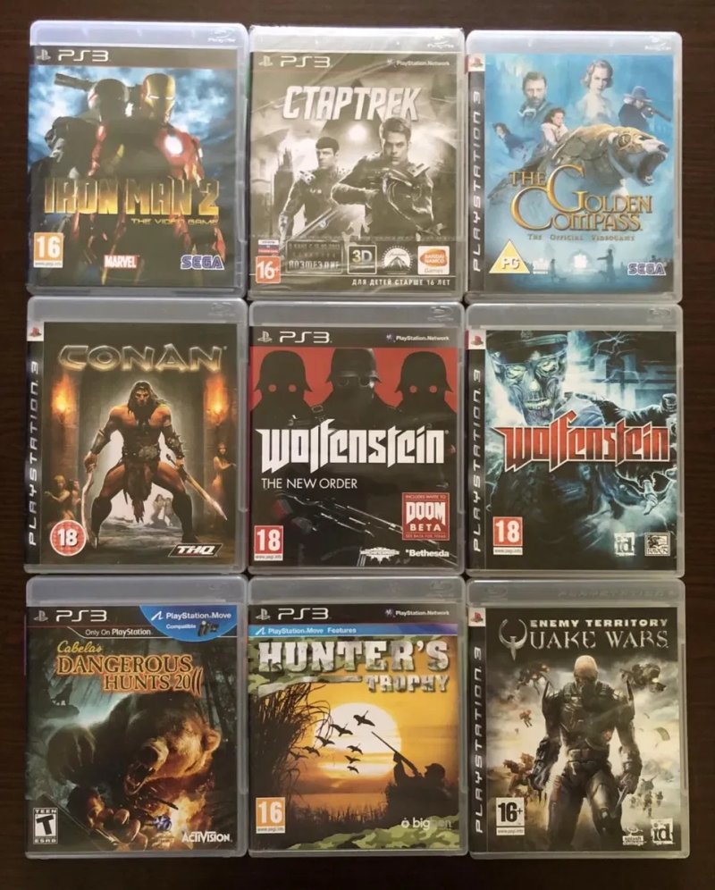 Sony PlayStation 3: 50 cent, Battlefield Spider-Man Medal of Honor, Sniper Iron man, KillZone Conan Wolfentein Doom Riddick Hellboy Crysis Painkiller — фото 4
