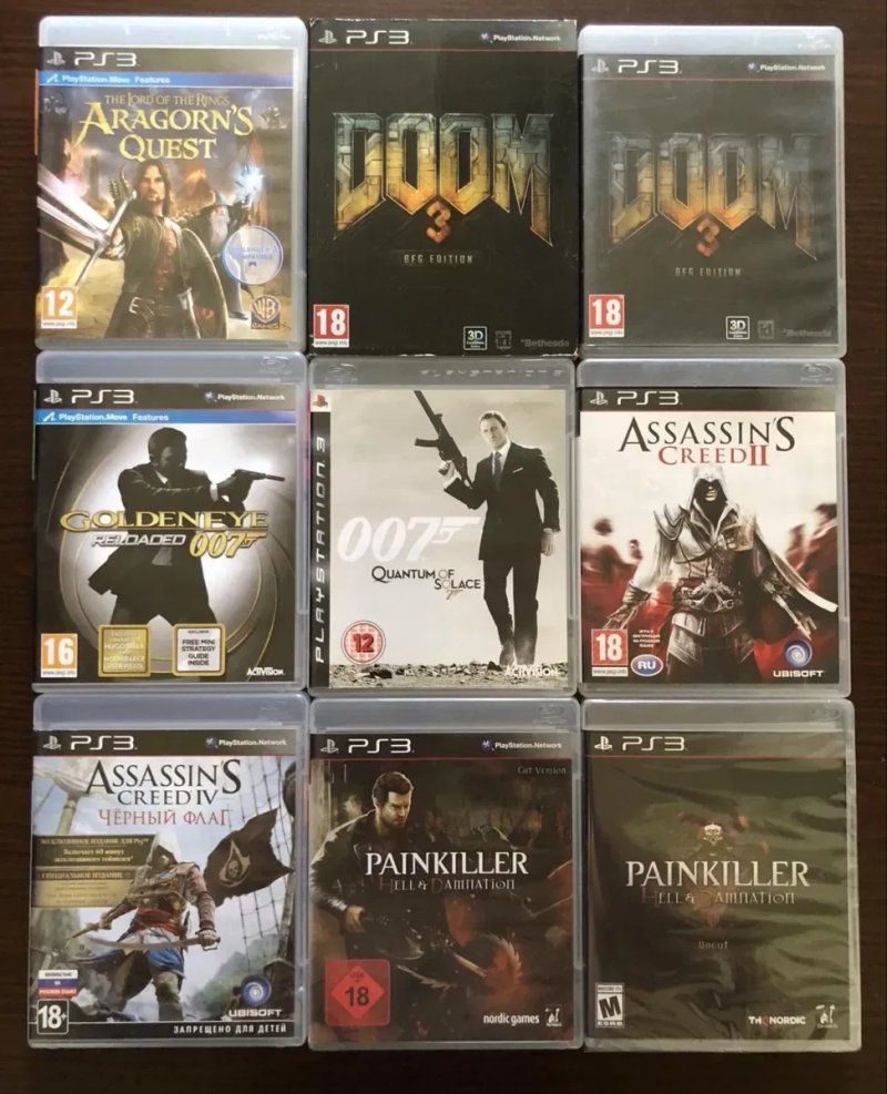 Sony PlayStation 3: 50 cent, Battlefield Spider-Man Medal of Honor, Sniper Iron man, KillZone Conan Wolfentein Doom Riddick Hellboy Crysis Painkiller — фото 5