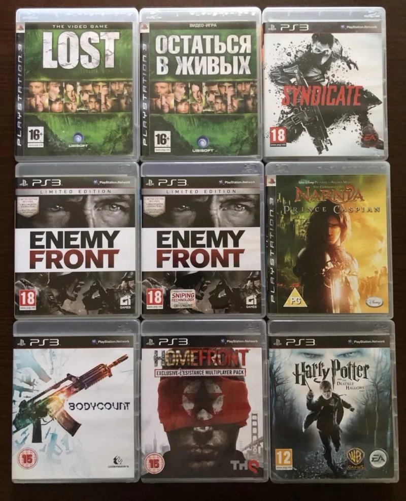Sony PlayStation 3: 50 cent, Battlefield Spider-Man Medal of Honor, Sniper Iron man, KillZone Conan Wolfentein Doom Riddick Hellboy Crysis Painkiller — фото 6