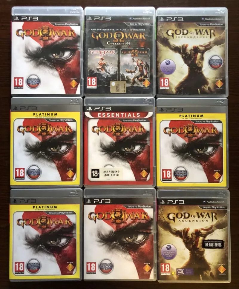 Sony PlayStation 3: God of War Collection, Volume ll, Восхождение GranTurismo, Afrika GTA San Andreas, Game of Thrones The Godfather The Dons  Edition — фото 2