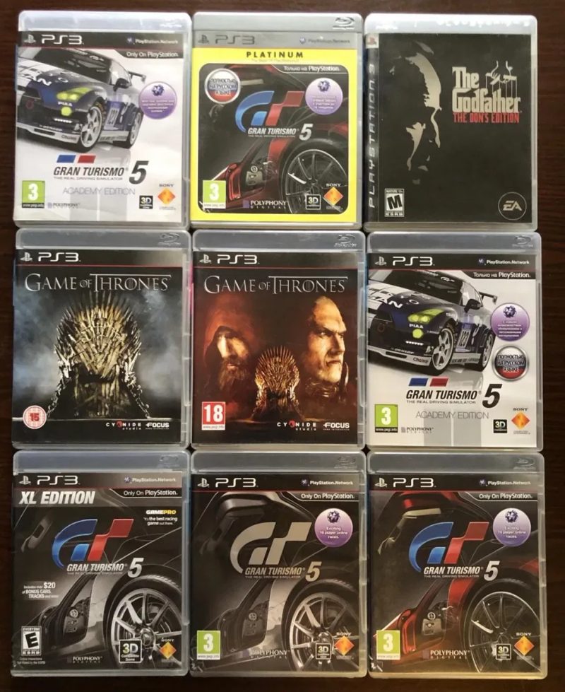 Sony PlayStation 3: God of War Collection, Volume ll, Восхождение GranTurismo, Afrika GTA San Andreas, Game of Thrones The Godfather The Dons  Edition — фото 6