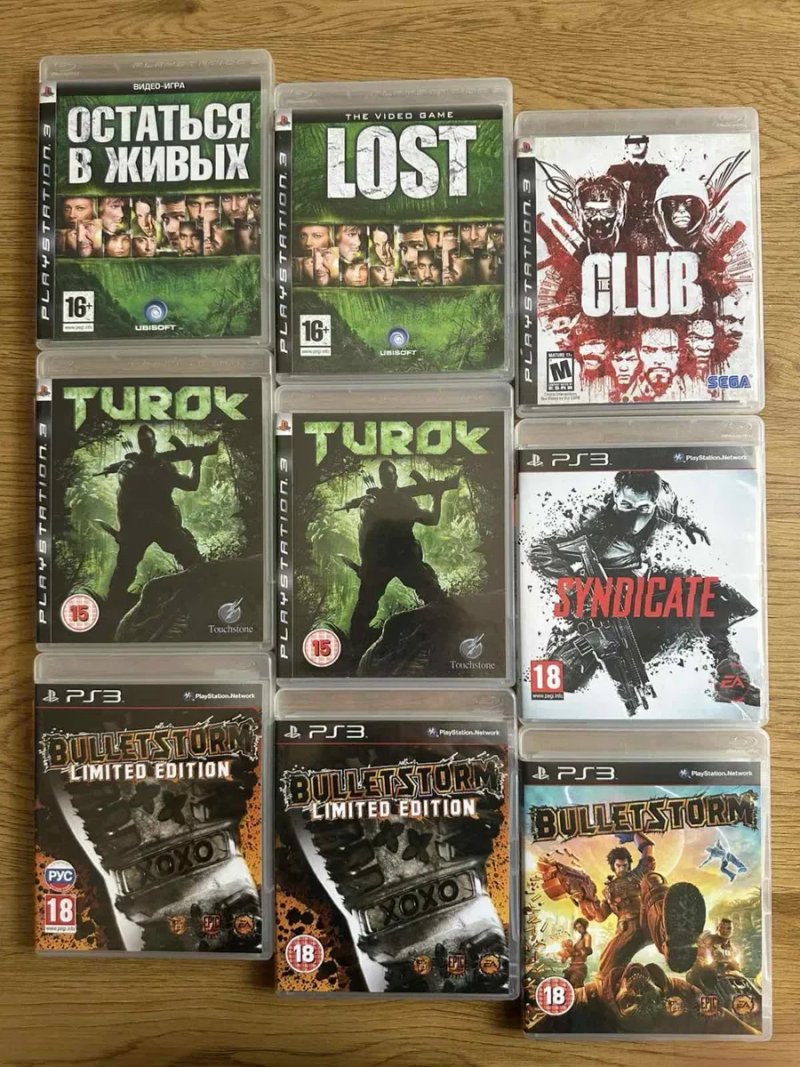 Sony PlayStation 3: Resistance Killzone Doom MassEffect Battlefield Call of Duty Moderne Warfare, Saboteur Medal of Honor Turok, Club, Sundicate Lost — фото 3