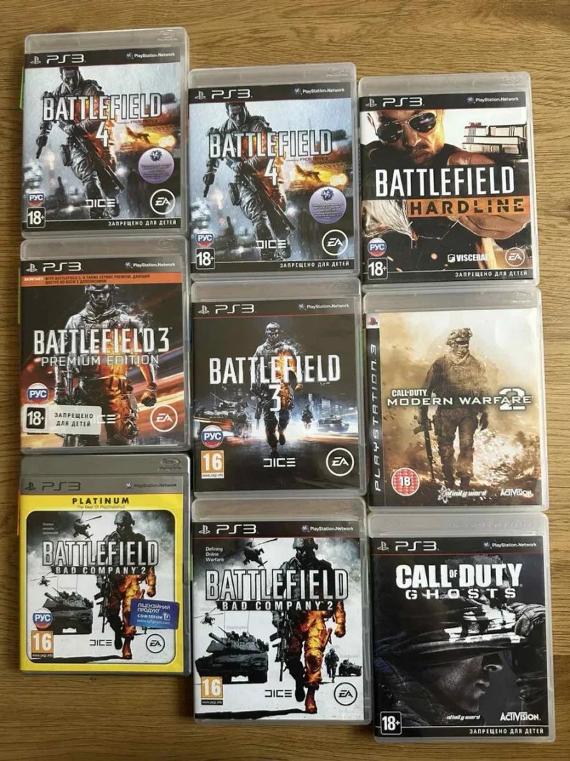 Sony PlayStation 3: Resistance Killzone Doom MassEffect Battlefield Call of Duty Moderne Warfare, Saboteur Medal of Honor Turok, Club, Sundicate Lost — фото 4
