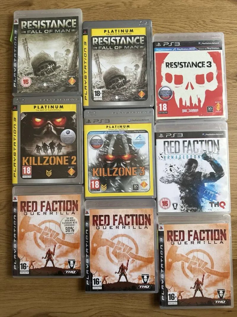Sony PlayStation 3: Resistance Killzone Doom MassEffect Battlefield Call of Duty Moderne Warfare, Saboteur Medal of Honor Turok, Club, Sundicate Lost — фото 6