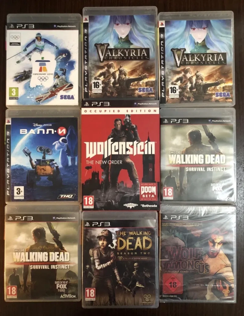 Sony PlayStation 3: UFC3 Uncharted Transformers Трон Эволюция Wolfenstein Watchman, Wolf Among Us, Walking Dead, Валл-и Valkyria Вольт Viking Marvel — фото 7