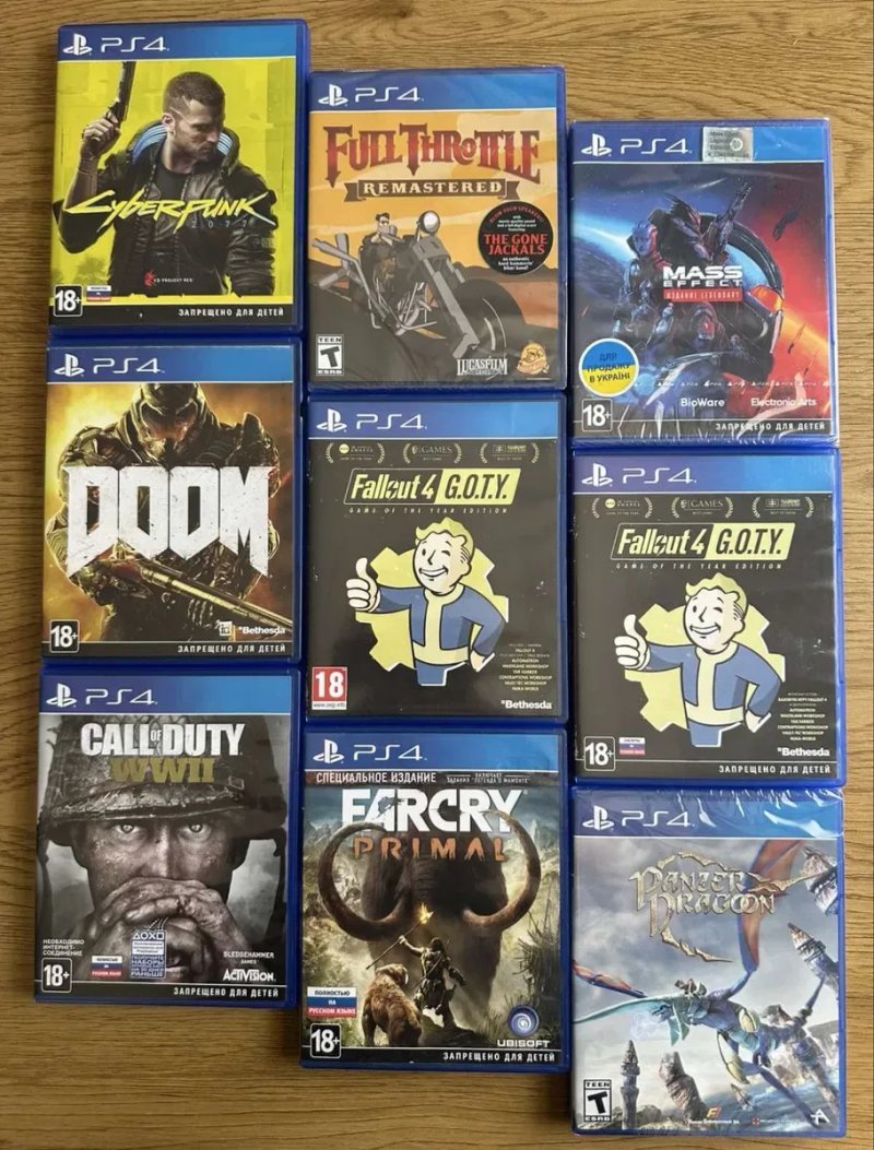 Sony PlayStation 4/5: PES 2021 Cyberpunk 2077, Fallout Call of Duty Doom Assassin’s Creed Изгой, Черный Флаг FarCry Primal Full Throttle Remastered — фото 2