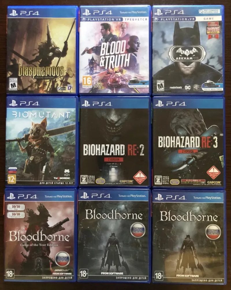 Sony PlayStation 4: Bioshock, Blasphemous Borderlands Безумцы A Way Out, Biohazard RE, Blooborne Batman  Assassins Creed Изгой, Истоки, Одиссея — фото 5