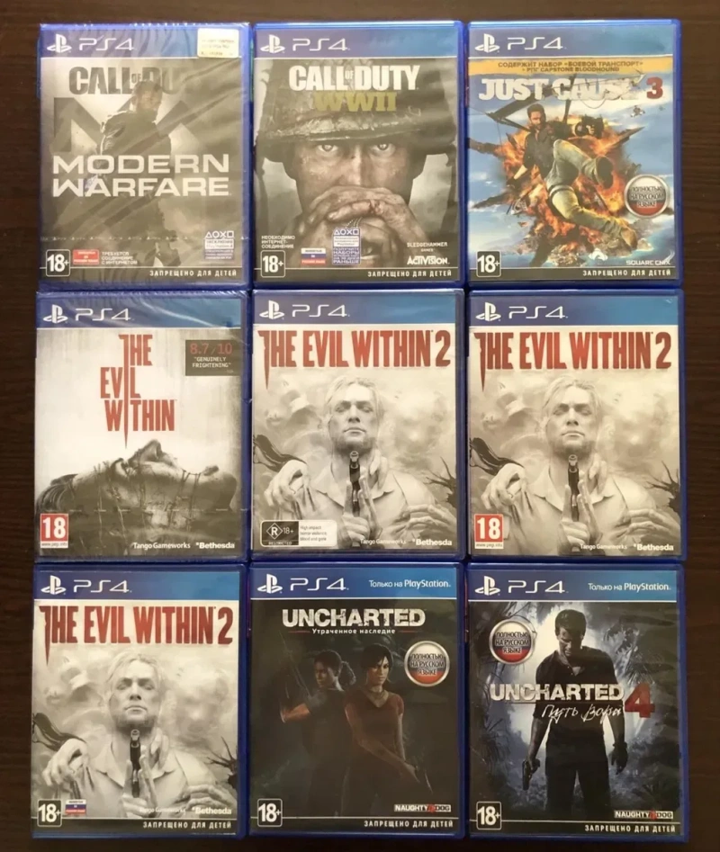 Sony PlayStation 4: Call of Duty Ghosts, Infinite Warfare, Moderne Warfare The Evil Within Uncharted Mafia Жизнь После Орден 1886, Alan Wake Yakuza — фото 3