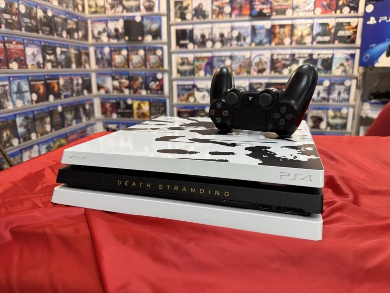 Sony PlayStation 4 Pro CUH-7216 Death Stranding Limited Edition 1TB ПС4 Про приставка igame — фото 2