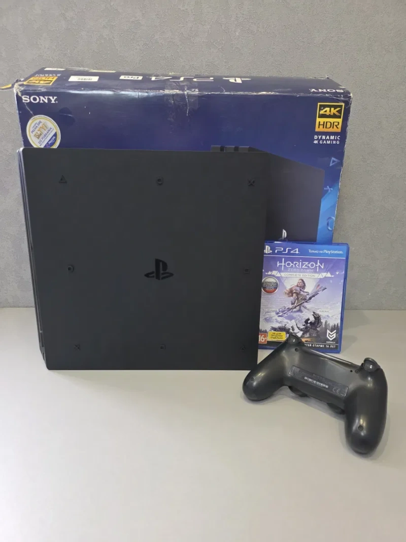 Sony Playstation 4 Pro Ps4 Ps CUH7108B 2 Ревізія Магазин 12 Місяців Гарантія HDD 1TB 1024GB + Horizon Zero Dawn Complete Edition — фото 4