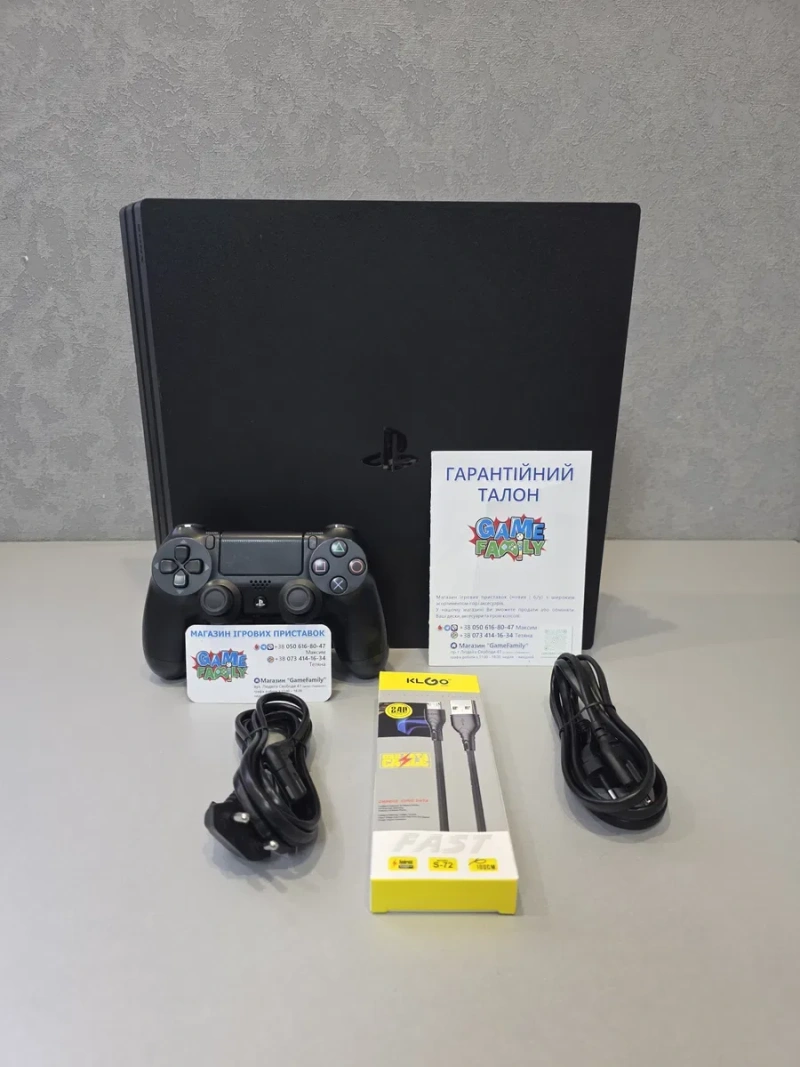 Sony Playstation 4 Ps4 Pro Ps CUH7208B 3 Ревізія HDD 1TB 1024GB Гарантія 12 Місяців Магазин — фото 2