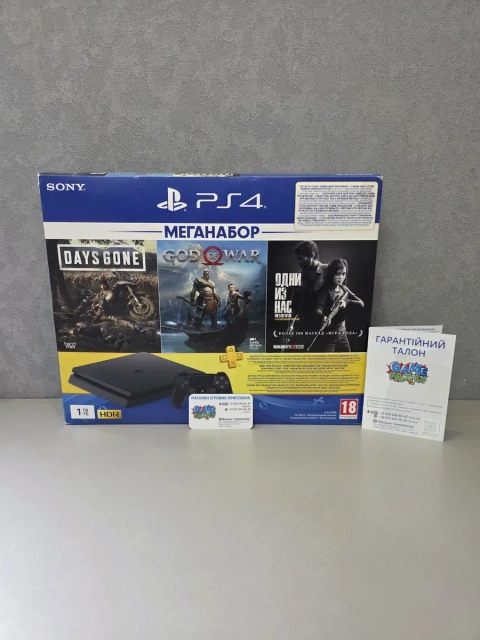 Sony Playstation 4 Ps4 Ps Slim 3 Ревізія CUH2208B HDD 1024GB 1TB 12 Місяців Гарантія Магазин