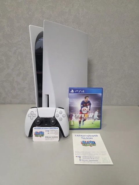 Sony Playstation 5 Ps5 Ps Blu-Ray Blu Ray Edition 825GB SSD 3 Ревізія CFI1208A CFI-1208A Model CFI 1208A + EA Sports Fifa