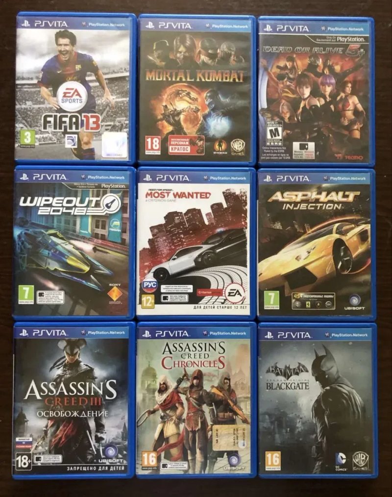 Sony PS Vita: Silent Hill, Resident Evil, Child of Light Batman Spider-man, Persona Gravity Rush Killzone Need for Speed Mortal Kombat Ninja Gaiden — фото 3