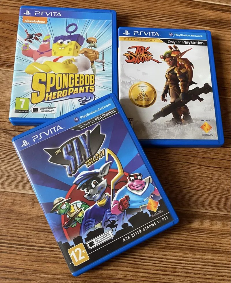 Sony PS Vita: Сорванец, Minecraft, Lego, Rayman, Spider-Man, Spongebob — фото 8