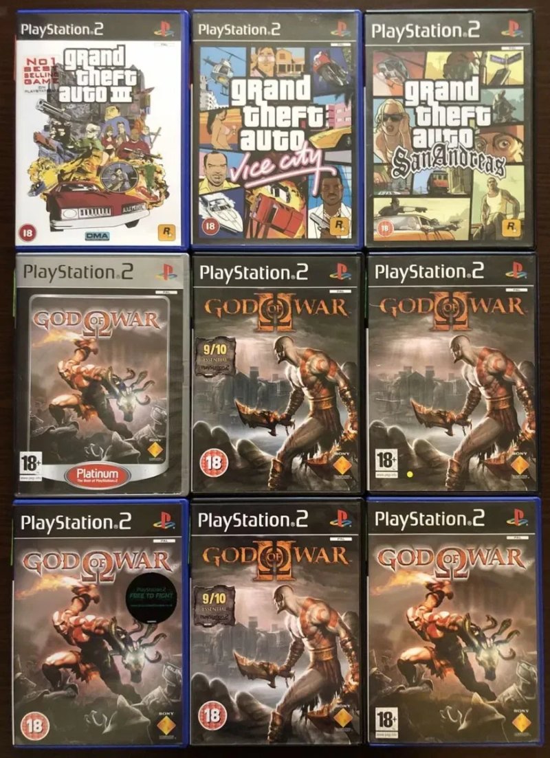 Sony PS2: NFS Underground, Punisher Hitman Half-Life Hulk GodZila God of War GTA Godfaher, God Hand Hunting Ground, Getway GranTurismo  Quake Grandia — фото 2