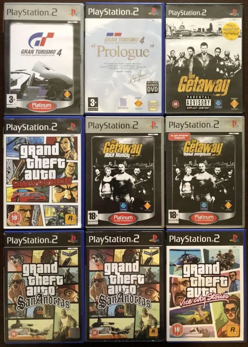 Sony PS2: NFS Underground, Punisher Hitman Half-Life Hulk GodZila God of War GTA Godfaher, God Hand Hunting Ground, Getway GranTurismo  Quake Grandia — фото 3