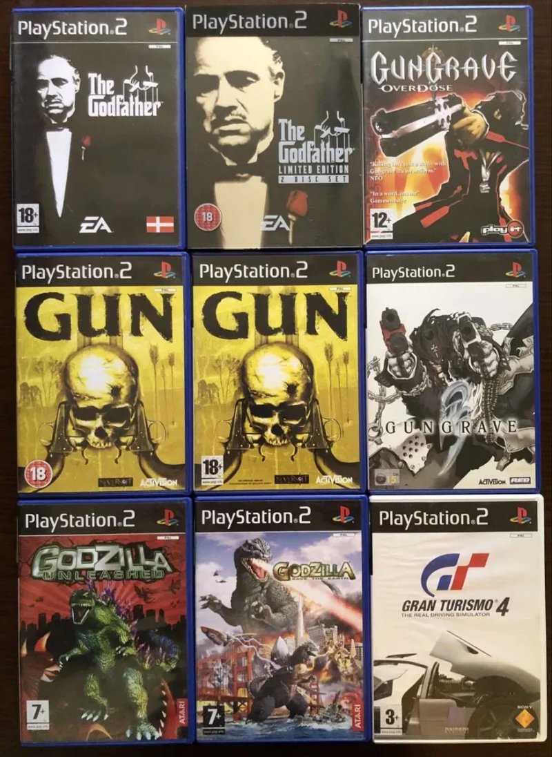 Sony PS2: NFS Underground, Punisher Hitman Half-Life Hulk GodZila God of War GTA Godfaher, God Hand Hunting Ground, Getway GranTurismo  Quake Grandia — фото 4