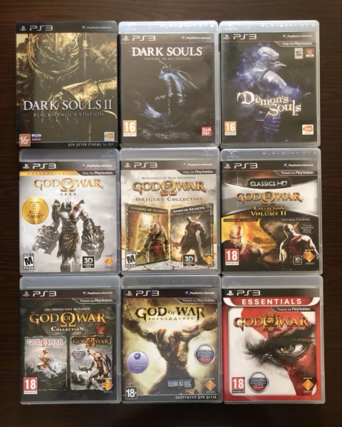 Sony PS3: Demons Souls, Dark Souls, God of War, Resident Evil Dead Space Метро Driver, Одни из Нас Blur Tekken Mortal Kombat Deadpool SpiderMan FarCry