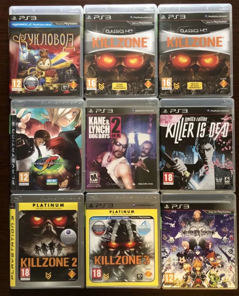 Sony PS3: Killzone, Mafia 2 (російска) Orange Box, Кукловод X-Men Origins Wolverine XCOM Yakuza За Гранью, Чародей Way of the Samurai, Wipeout HD Fury — фото 8