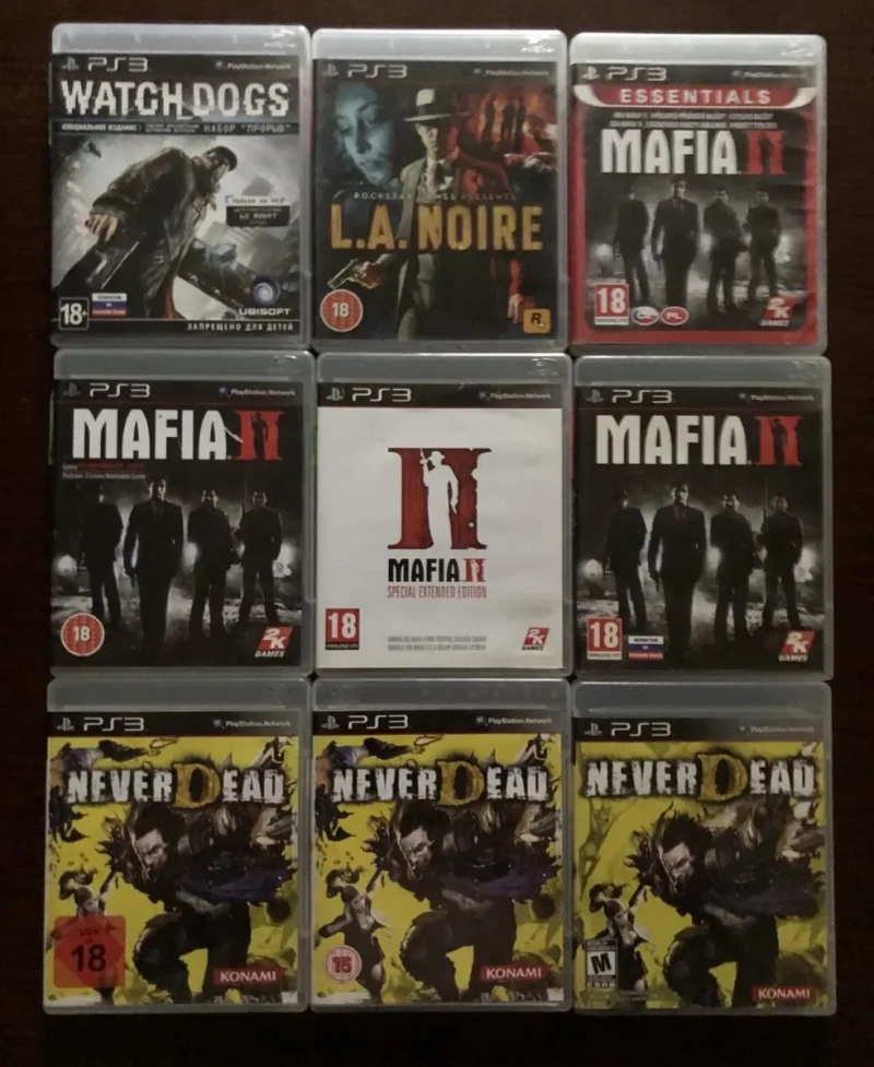 Sony PS3: Mafia 2 рос., X-Men Origins Wolverine Гарри Поттер Rage Neverdead Spider-Man Captain America Hellboy Killzone The Godfather Resident Evil — фото 4