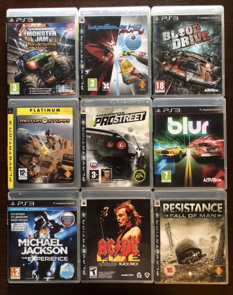 Sony PS3: Wolfenstein Call of Duty Moderne Warfare 2 (російський), Saboteur, Rayman Dead Space, Rage Fallout Driver Сан-Франциско, FIFA 2019, Blur — фото 5