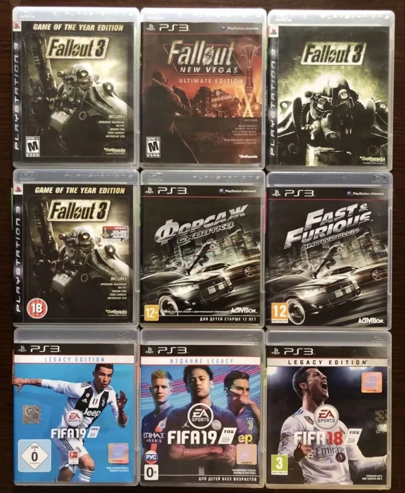 Sony PS3: Wolfenstein Call of Duty Moderne Warfare 2 (російський), Saboteur, Rayman Dead Space, Rage Fallout Driver Сан-Франциско, FIFA 2019, Blur — фото 7