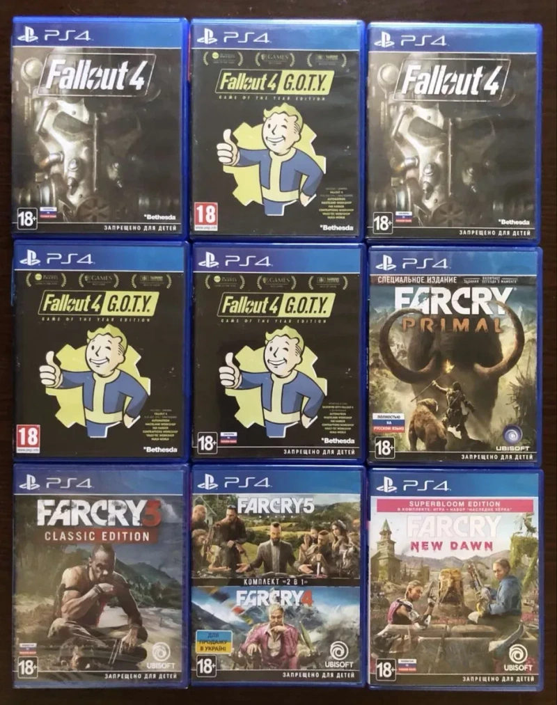 Sony PS4: Gravity Rush, God of War, Fallout 4 GOTY, FarCry, inFAMOUS Первый Свет, Второй Сын, GranTurismo Hitman Hellblade Dragon Age Инквизиция — фото 3