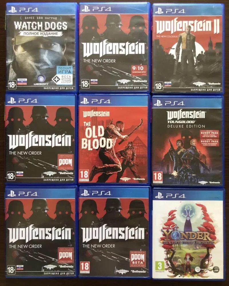 Sony PS4: UFC 4, Resident Evil Village, Ведьмак 3 Дикая Охота, Yakuza Wolfenstein, Знание Сила, Uncharted WRC — фото 3