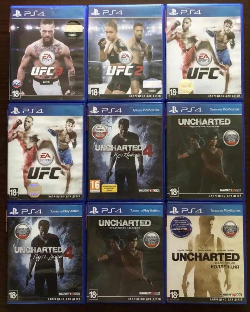Sony PS4: UFC 4, Resident Evil Village, Ведьмак 3 Дикая Охота, Yakuza Wolfenstein, Знание Сила, Uncharted WRC — фото 5