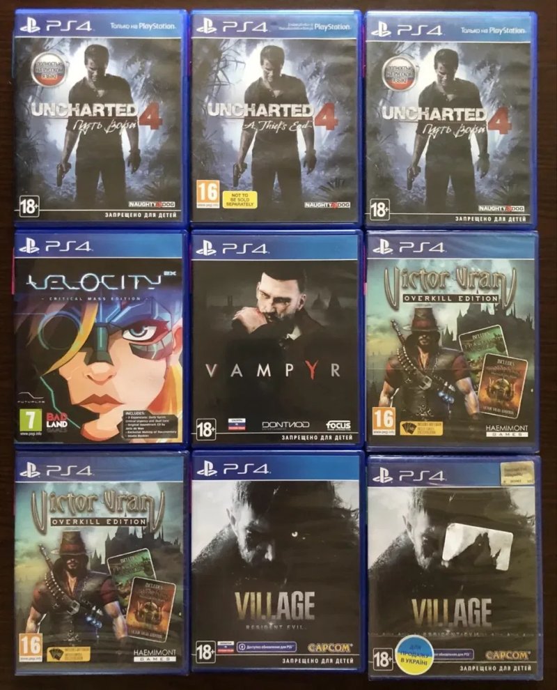 Sony PS4: UFC 4, Resident Evil Village, Ведьмак 3 Дикая Охота, Yakuza Wolfenstein, Знание Сила, Uncharted WRC — фото 8