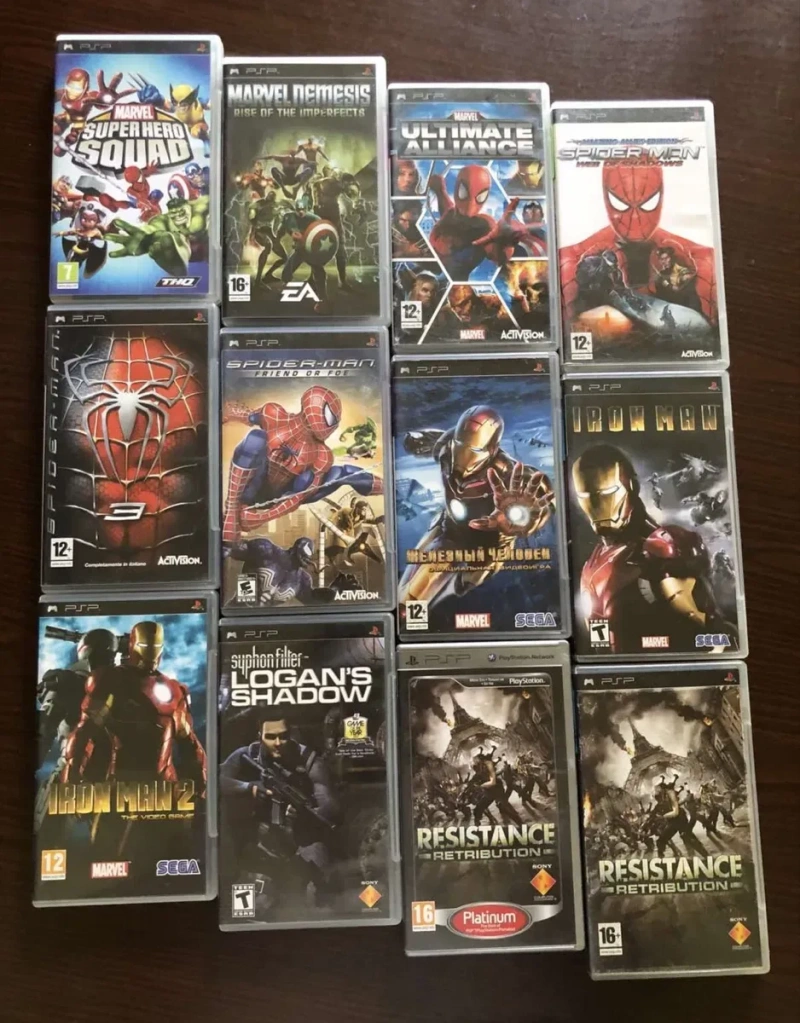 Sony PSP: Buzz Сокровища Нации Need for Speed Эрагон Metal Gear Solid God of War Призрак Спарты, Silent Hill Harry Potter, GTA Spider-Man Крэш — фото 6