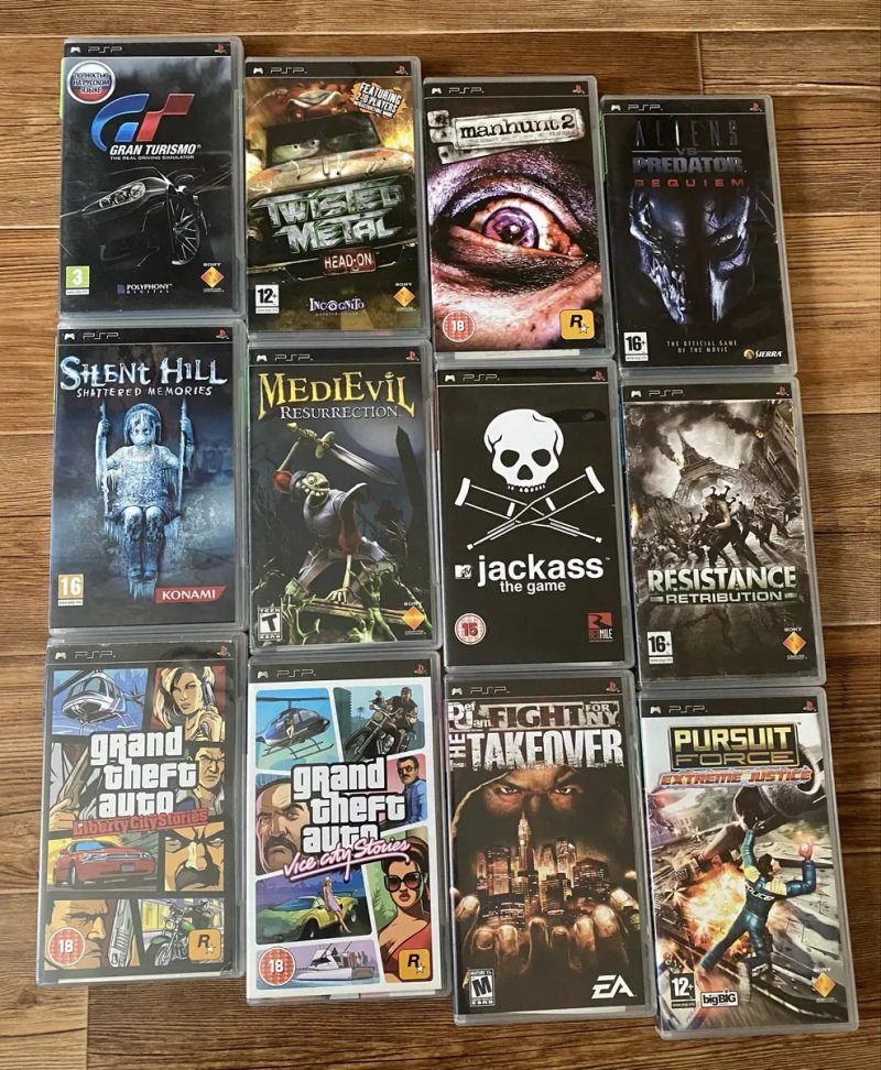Sony PSP: GTA Vice City Stories, Liberty City Stories, God of War Metal Gear Solid, The Warriors Scarface DefJam Assassins Creed Silent Hill, Manhunt — фото 8