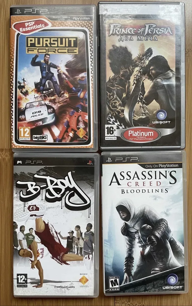 Sony PSP: God of War Chains of Olympus, Prince of Persia Забытые Пески, Tekken Ghosts’n Goblins Fight Night Round, The Sims 2, Assassins Creed Pursuit — фото 8