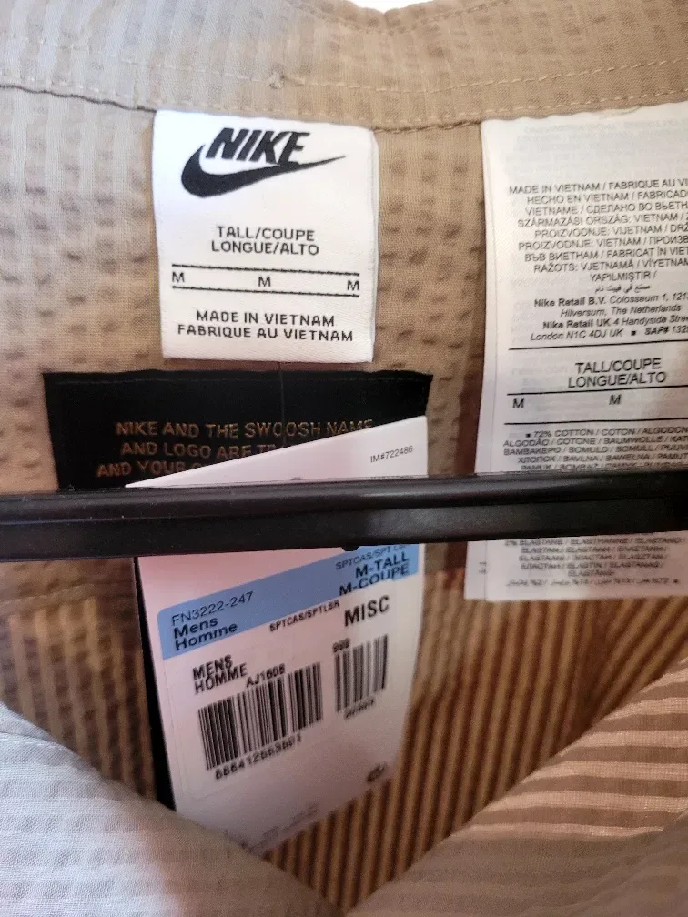 Сорочка NIKE LIFE Men's нова original — фото 3