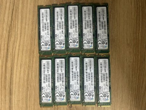 SSD M.2 NVMe / SATA 120GB–500GB | Health 98–100%