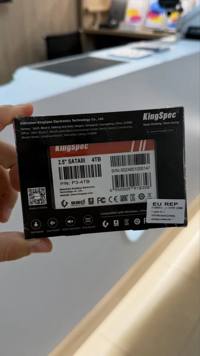 SSD накопичувач KingSpec 4TB (P3-4TB) Новий! — фото 2