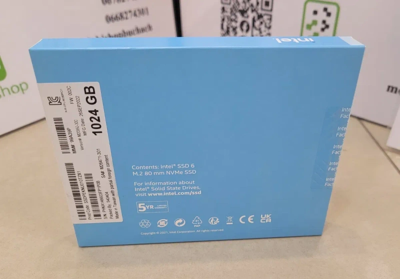 SSD Накопичувач M2 2280 NVMe PCI-E 3.0/4.0 Intel/Solidigm 1TB NEW — фото 5