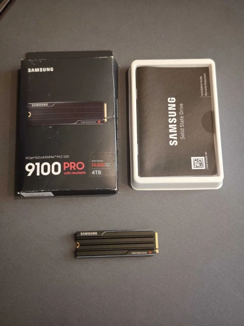 SSD накопичувач Samsung 9100 PRO 4 TB with Heatsink ГАРАНТІЯ 60 міс