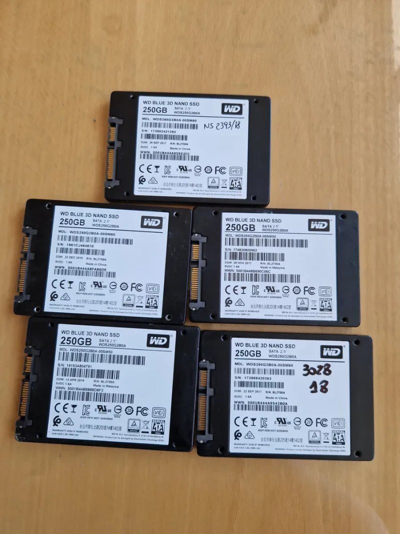 Ssd WD BLUE 250GB 3D NAND Ссд диски для ноутбука або системного блока — фото 2