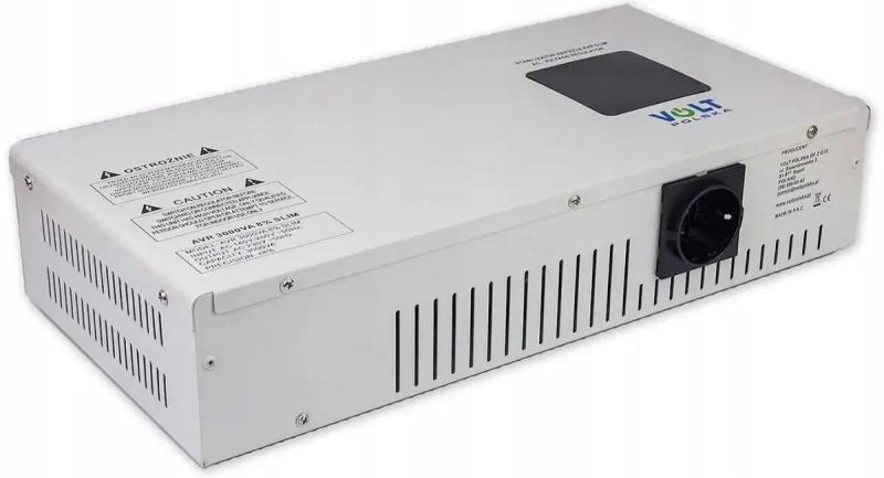 Стабілізатор напруги 3 квт підвісний Slim Volt Polska AVR 3000VA 8%, релейний стабілізатор напруги 3000 вт підвісний — фото 5