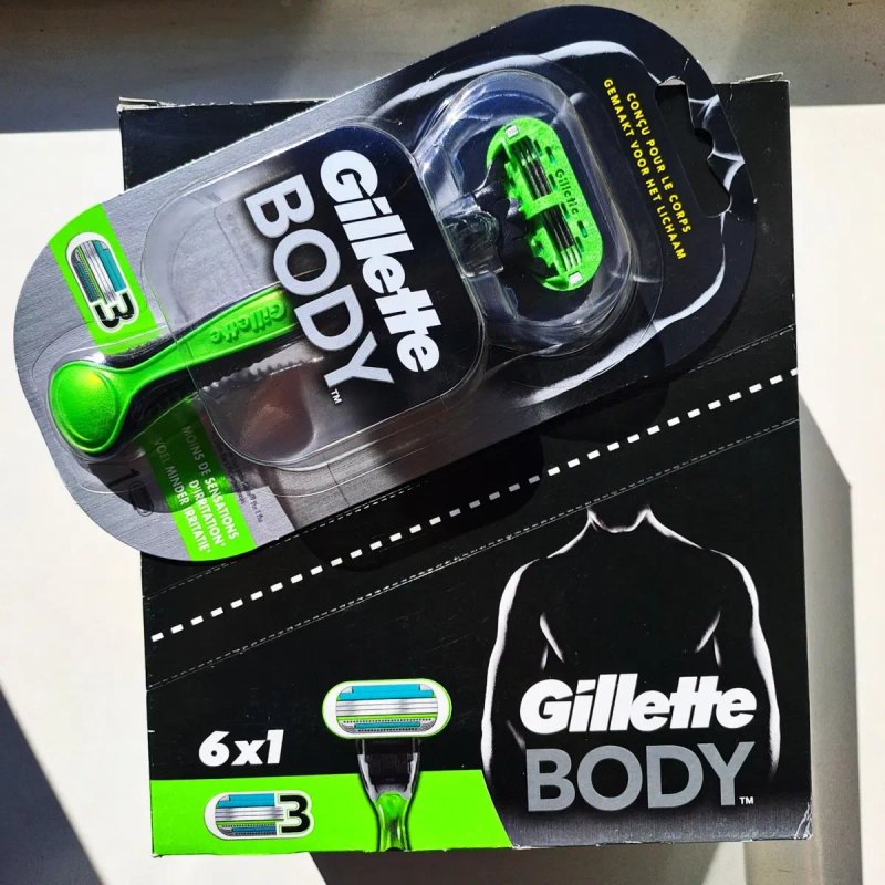 Станок бритва Gillette BODY | Касети для тіла 4 шт (сумісні з Mach3 / Venus). Кассеты для бритья тела — фото 5