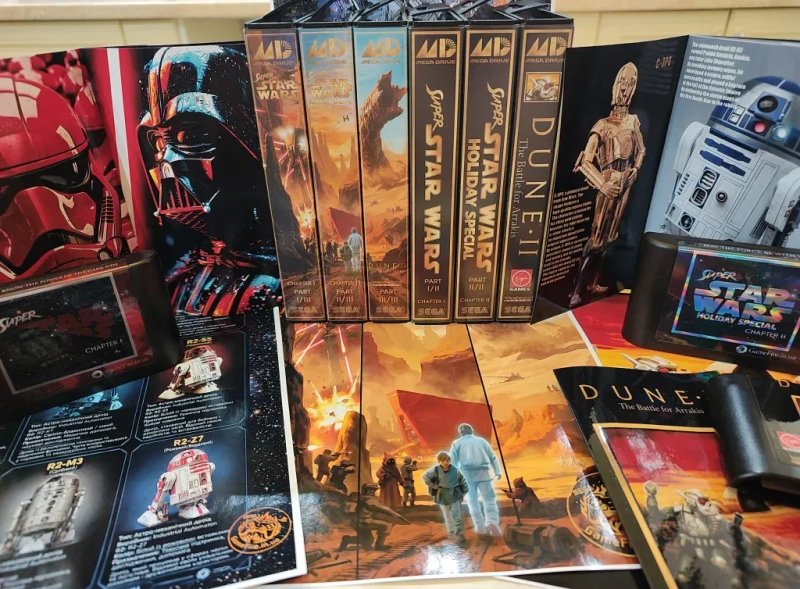 Star Wars (Prototype) + Holiday/Dune 2 Sega Mega Drive/Genesis Panorama Box Set