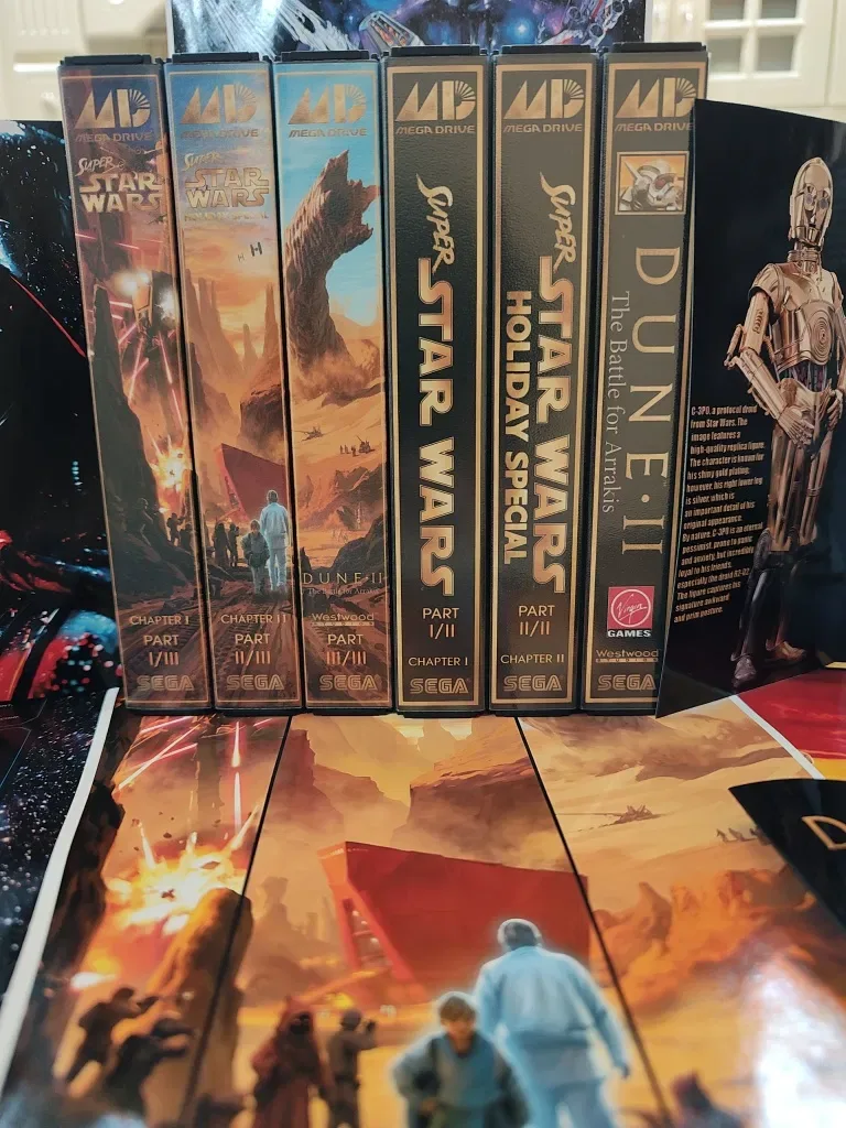 Star Wars (Prototype) + Holiday/Dune 2 Sega Mega Drive/Genesis Panorama Box Set — фото 2